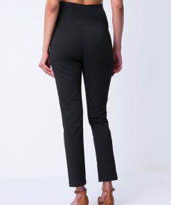 Ropa Premama Seraphine | Pantalones Negros De Premama Slim Leg - Sobre Vientre